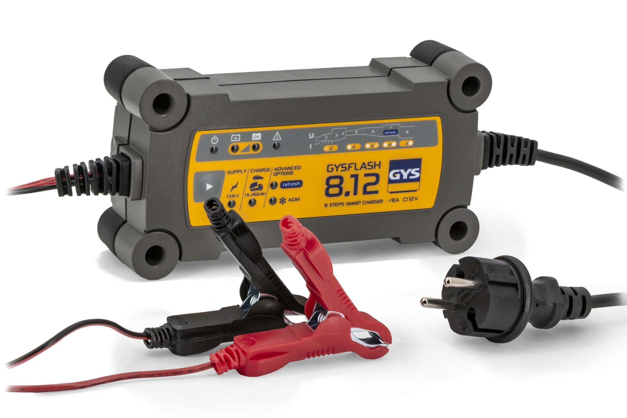 Ldtjs  GYSFLASH 8.12 12V 8A Pb